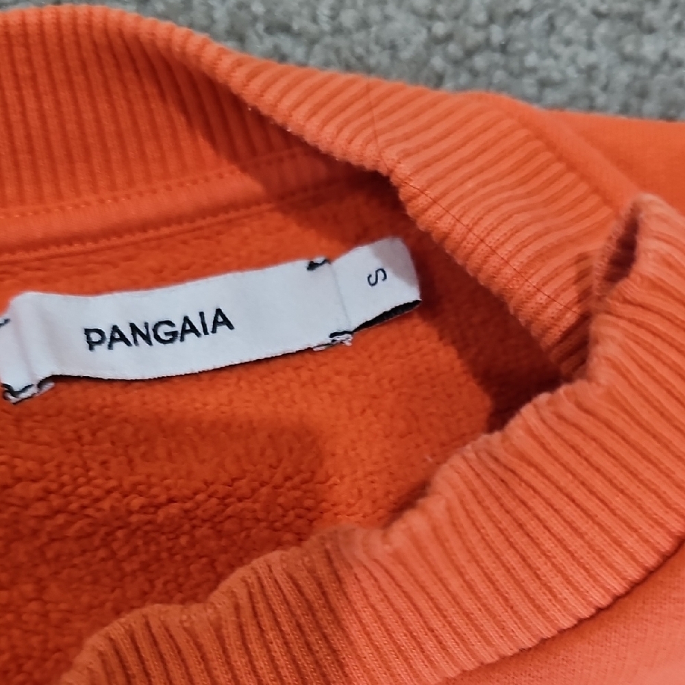 Women's Cozy Crewneck Sweatshirt & Jogger Set - Orange PANGAIA - Picture 6 of 6